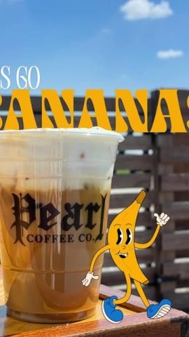 Iced Specialty Coffee Drink Bananas